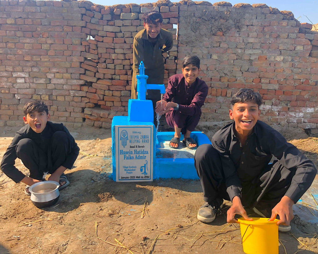 Punjab, Pakistan – Husein, Hatidza, Faiko, Admir – US Order no. 53094 - Well no. 4984