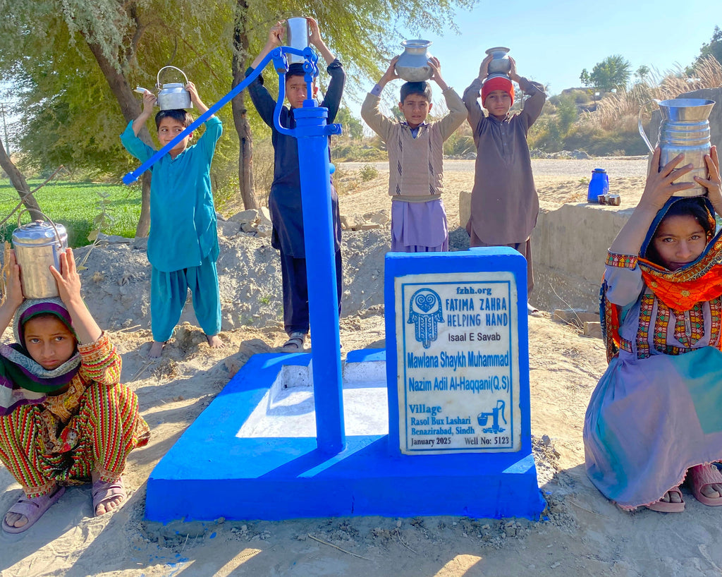 Sindh, Pakistan – Mawlana Shaykh Muhammad Nazim Adil Al-Haqqani (Q.S) – US Order no. 54653 - Well no. 5123