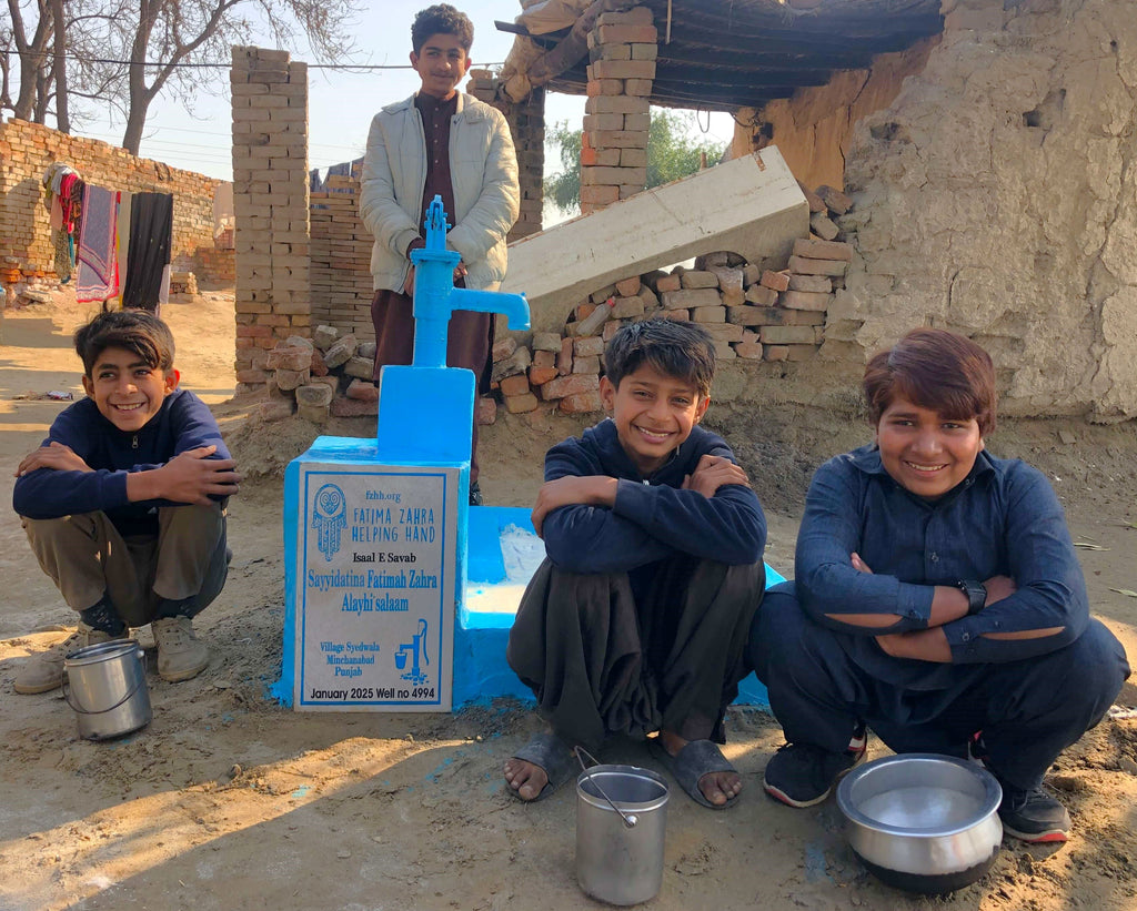 Punjab, Pakistan – Sayyidatina Fatimah Zahra alayhi’ salaam – US Order no. 53119 - Well no. 4994