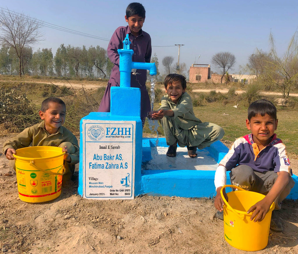 Punjab, Pakistan – Abu Bakr As, Fatima Zehra A.S – CA Order no. 37673 - Well no. 5022