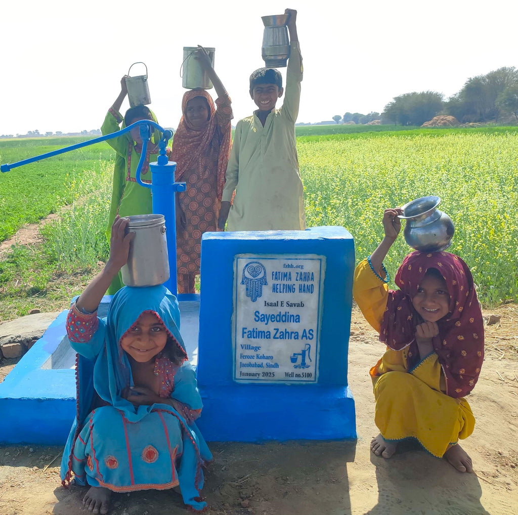Sindh, Pakistan – Sayeddina Fatima Zahra AS – US Order no. 54242 - Well no. 5100