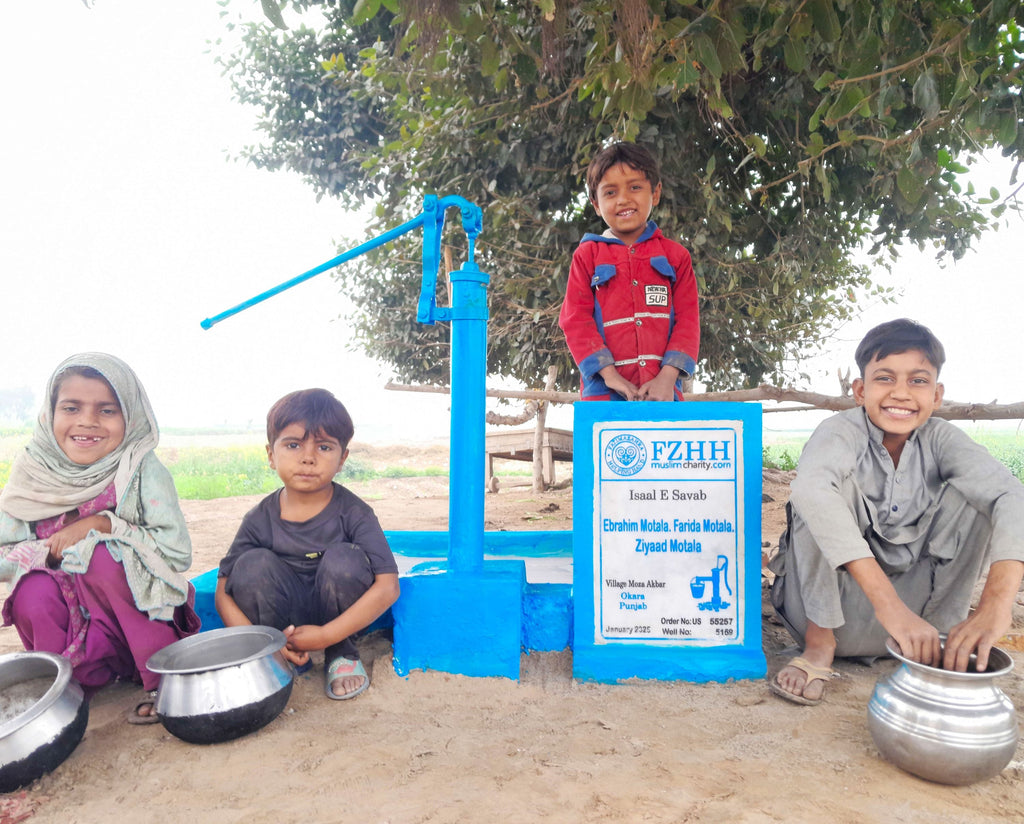 Punjab, Pakistan – Ebrahim Motala, Farida Motala, Ziyaad Motala – US Order no. 55257 - Well no. 5169