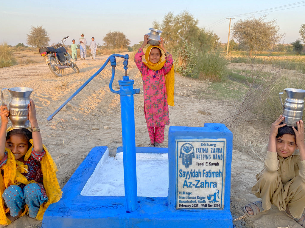 Sindh, Pakistan – Sayyidah Fatimah Az-Zahra – US Order no. 57987 - Well no. 5364