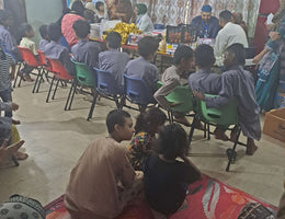Lahore, Pakistan - Participating in Pediatric Ward & Orphan Support Program by Setting Up Free FZHH Medical Camp Providing Essential Medical Checkups, Medicines with Multivitamins, Deworming Sessions & Distributing Goodie Bags to 52+ Beloved Orphans