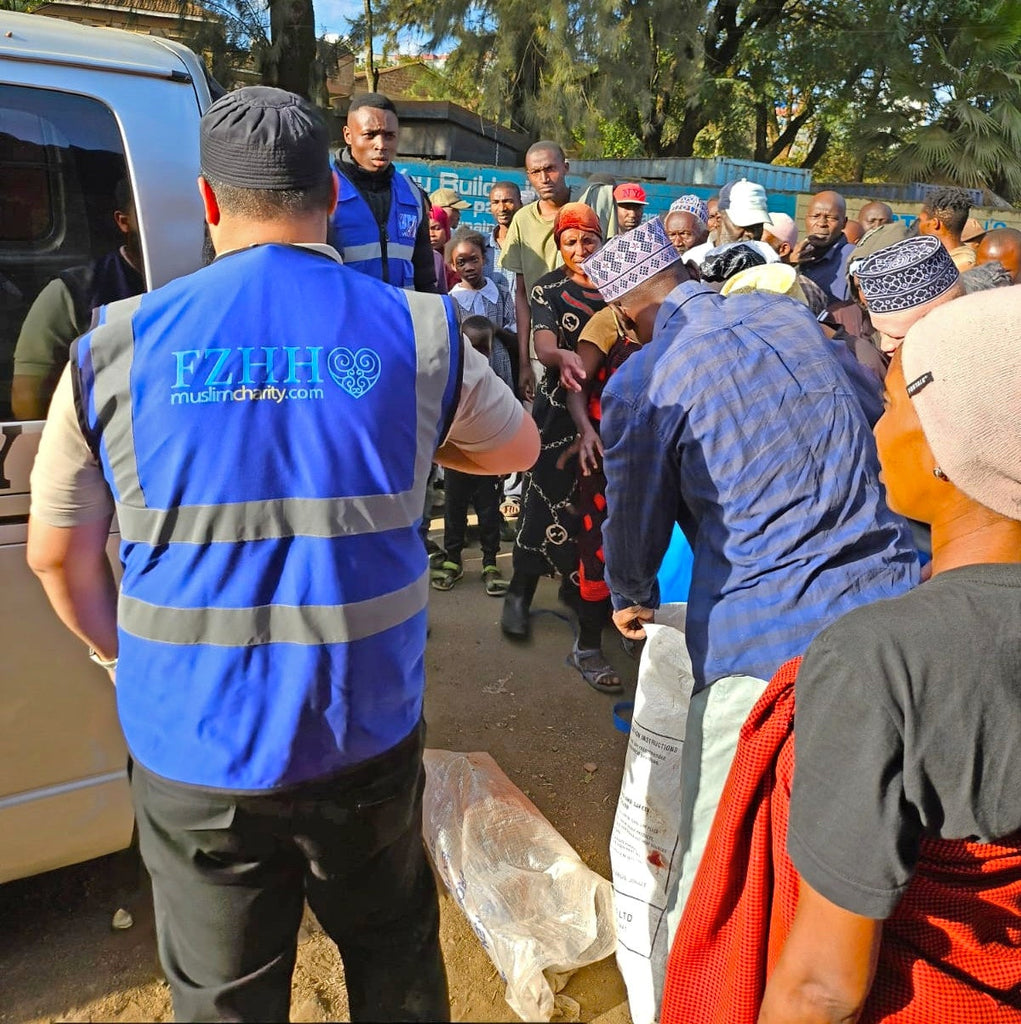 Nairobi, Kenya - Participating in Holy Qurbani Program & Mobile Food Rescue Program by Processing, Packaging & Distributing Over 1514+ lbs. of Holy Qurbani Meat from 86+ Holy Qurbans to Local Community's 370+ Less Privileged People