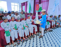 Hyderabad, India - Participating in Orphan Support & Mawlid Support Programs by Celebrating Grand Mawlid an Nabi with Beloved Orphans, Less Privileged Children & Families - Blessed Snacks with Full Course Lunch & Blessed Desserts