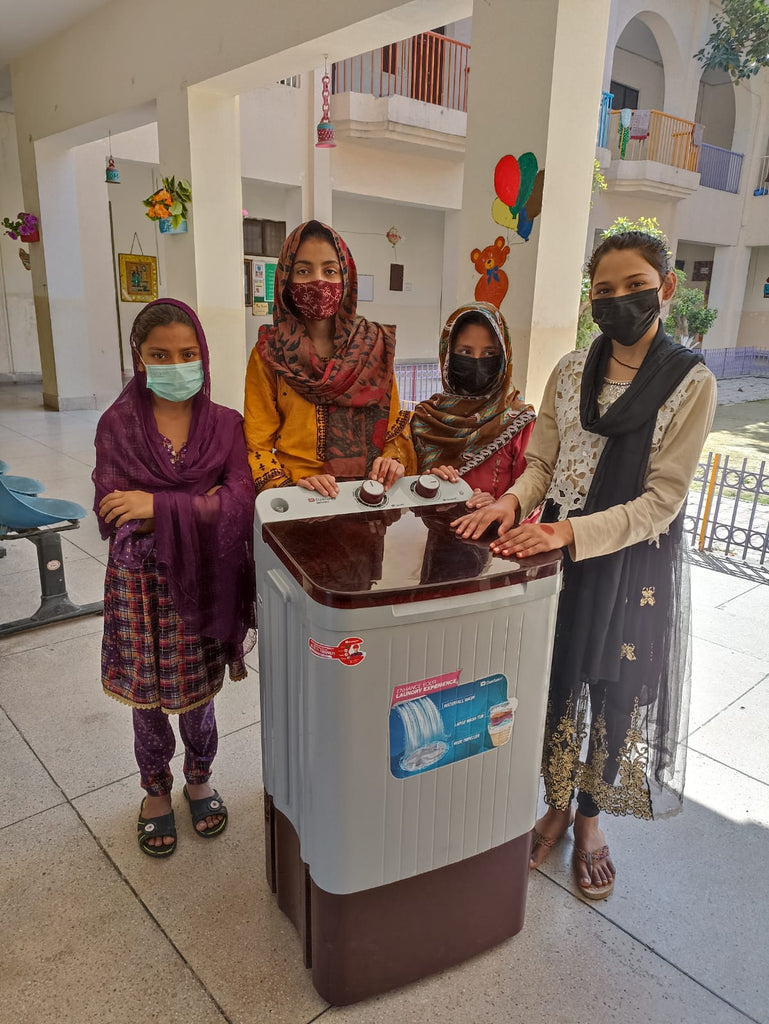 Hand Delivering 2 Washing Machines to All Girls & All Boys Orphanages – PK
