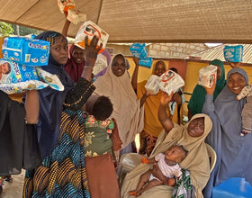 Abuja, Nigeria - Participating in Pediatric Medical Outreach Program by Treating 700+ Malaria & Typhoid Affected Sick Children & Distributing Essential Pediatric Consumable Supplies to Less Privileged Children & Nursing Mothers at Local Health Centers