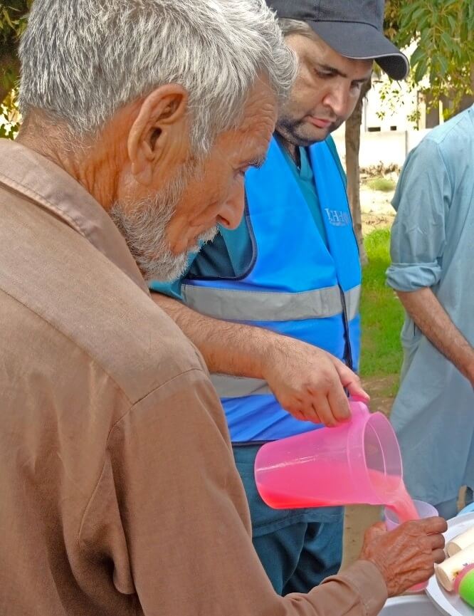 Lahore, Pakistan - Muharram Day 5 - Participating in Our Mobile Food Rescue Program by Serving 60+ Chilled Drinks on Hot Summer Days to Less Privileged People