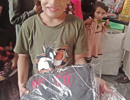 Lahore, Pakistan - Participating in Orphan Support Program by Distributing Brand New Warm Winter Clothes & Goodie Bags to 67+ Beloved Orphans at Local Community's Orphanage