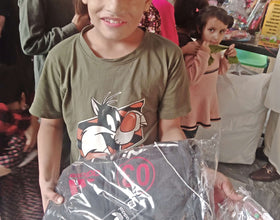 Lahore, Pakistan - Participating in Orphan Support Program by Distributing Brand New Warm Winter Clothes & Goodie Bags to 67+ Beloved Orphans at Local Community's Orphanage