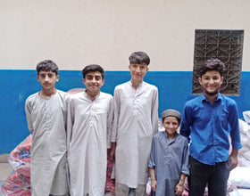Lahore, Pakistan - Participating in Orphan Support Program by Distributing Brand New Warm Winter Bedding to 15+ Beloved Orphans at Local Community's Orphanage