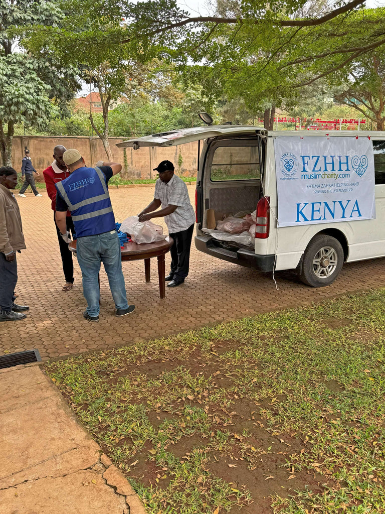 Nairobi, Kenya - Participating in Holy Qurbani Program & Mobile Food Rescue Program by Processing, Packaging & Distributing Over 968+ lbs. of Holy Qurbani Meat from 55+ Holy Qurbans to Local Community's 440+ Less Privileged Families