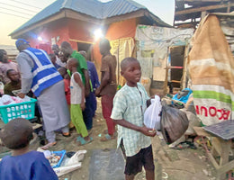 Abuja, Nigeria - Participating in Mobile Food Rescue Program by Distributing 30+ Freshly Prepared Hot Meals & Cold Water Bottles to Less Privileged Children & Adults