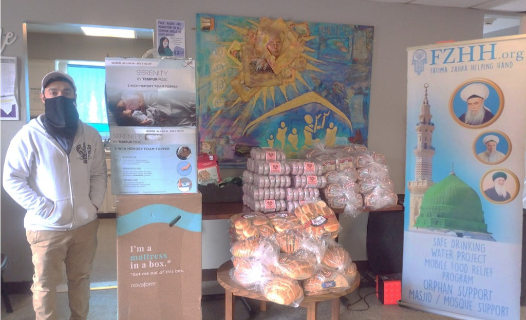 Honoring Wiladat of Shaykh Abu Ahmad as Sughuri (Q) by Distributing Surplus Bakery Items & Queen Mattress & Topper to Community's Homeless Shelter – CHI