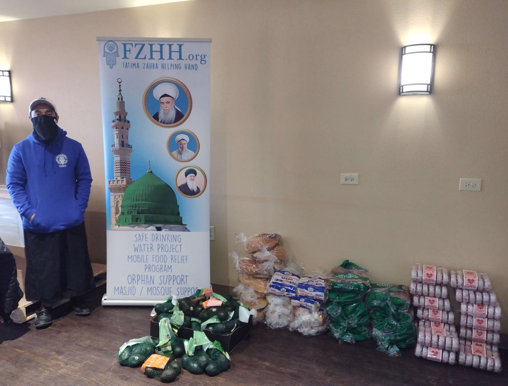 Honoring URS Mubarak of Sayyidina Abu Bakr as Siddiq (as) by Distributing Surplus Fresh Produce & Bakery Items to Community’s Homeless Shelter – CHI