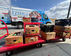 Los Angeles, California - Participating in Mobile Food Rescue Program by Rescuing & Distributing Over 500+ lbs. of Essential Foods, Groceries & Supplies to Local Community's Food Pantry Serving Less Privileged Families
