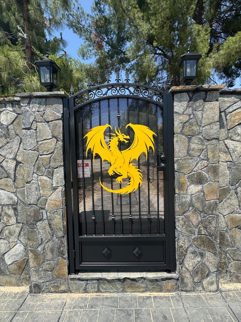 New Dragon Door and Fences at the Los Angeles Ranch - May 2, 2026– USA ...