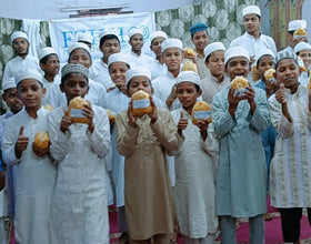 Food Distribution Activity in Hyderabad, India - Jul 19, 2026