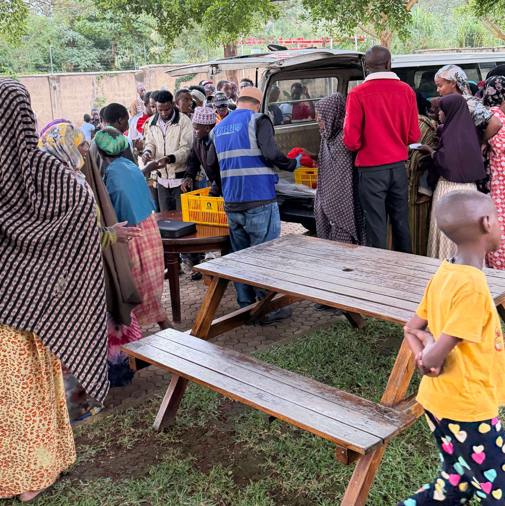 Nairobi, Kenya - Participating in Holy Qurbani Program & Mobile Food Rescue Program by Processing, Packaging & Distributing Over 586+ lbs. of Holy Qurbani Meat from 41+ Holy Qurbans to Local Community's 292+ Less Privileged Families
