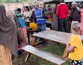 Nairobi, Kenya - Participating in Holy Qurbani Program & Mobile Food Rescue Program by Processing, Packaging & Distributing Over 586+ lbs. of Holy Qurbani Meat from 41+ Holy Qurbans to Local Community's 292+ Less Privileged Families
