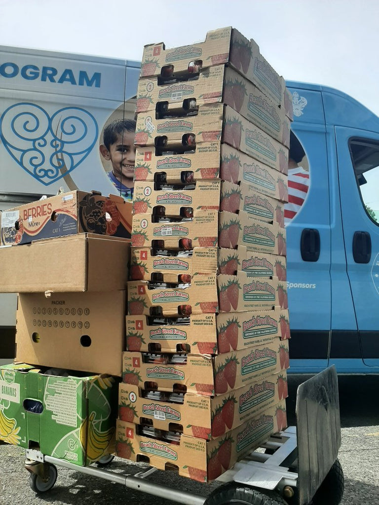 Food Distribution Activity in Vancouver, BC, Canada - May 13, 2026