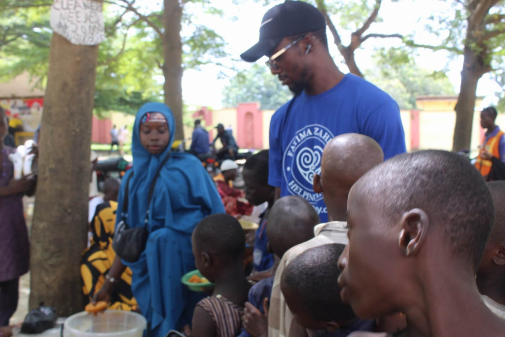 Nigeria, Africa - Participating in Orphan Support Program & Mobile Food Rescue Program by Serving Hot Meals to 86+ Beloved Orphans & Less Privileged Children