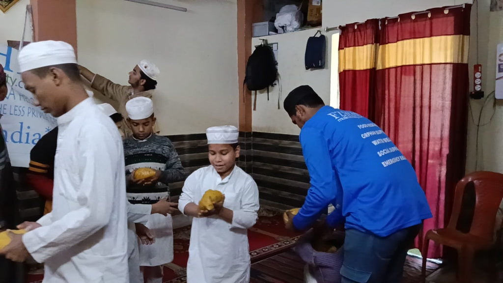 Food Distribution Activity in Hyderabad, India - Jan 11 2026