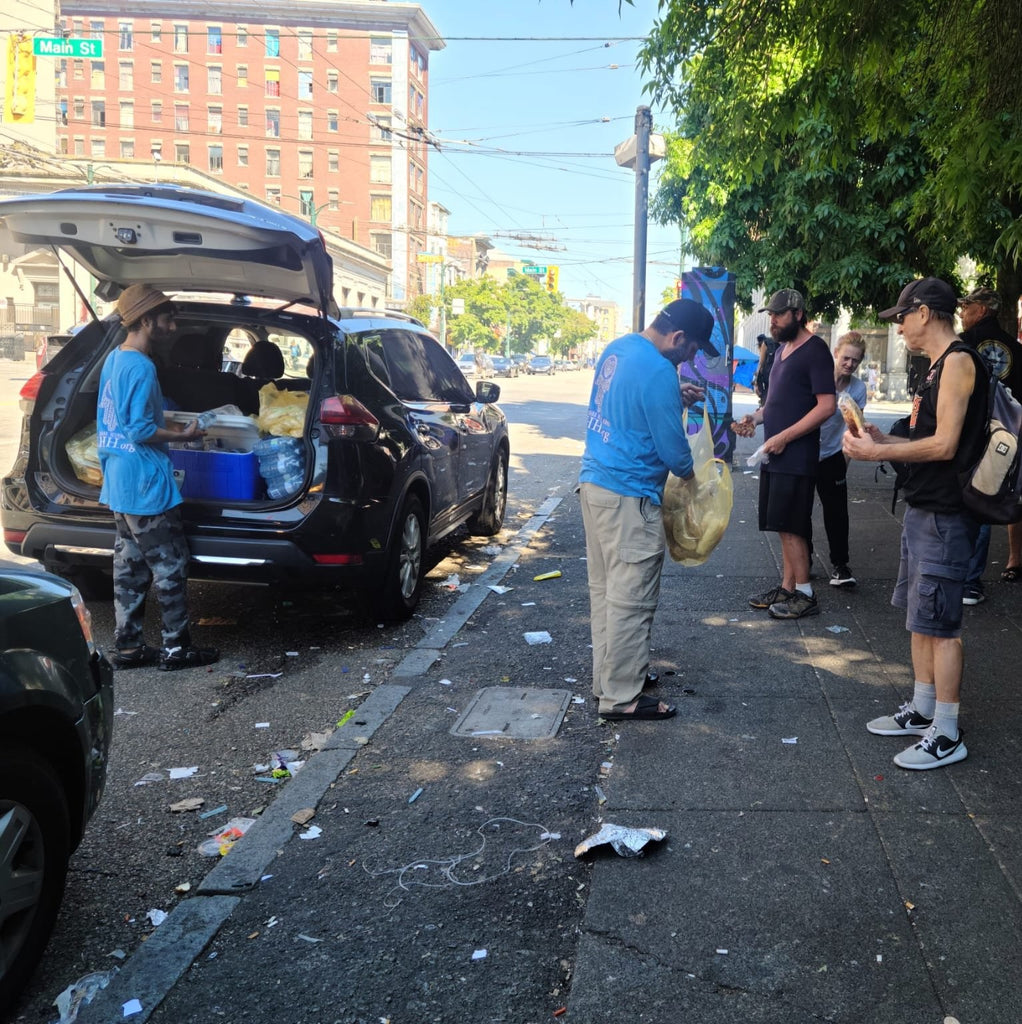 Vancouver, Canada - Honoring Fourth Day of Holy Month of Muharram & Shaykh Nurjan's Teachings by Distributing 500+ Sandwiches & Water to Local Community's Homeless & Less Privileged People
