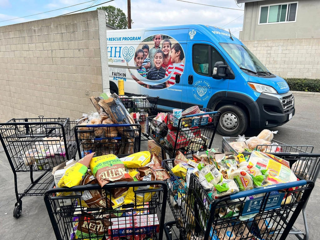 Food Distribution Activity in Los Angeles, California, USA - Feb 17, 2026