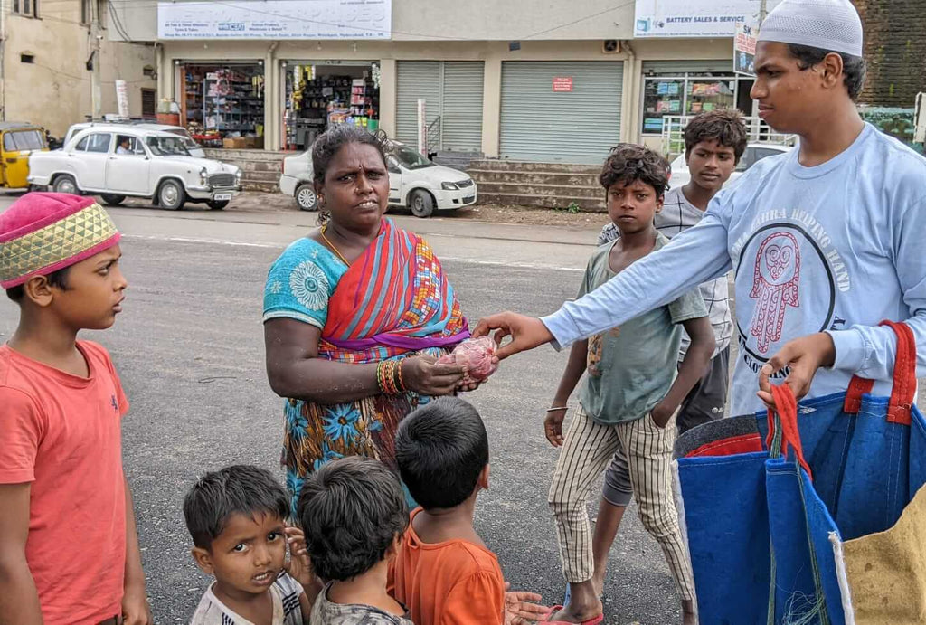 Hyderabad, India - Honoring Ashura/Tenth Day of Holy Month of Muharram & Shahadat/Martyrdom of Sayyidina Imam Hussein (AS) & Martyrs (AS) of Karbala by Distributing Holy Meat of 30+ Holy Qurbans to Community's Homeless & Less Privileged People -Day 1 of 2