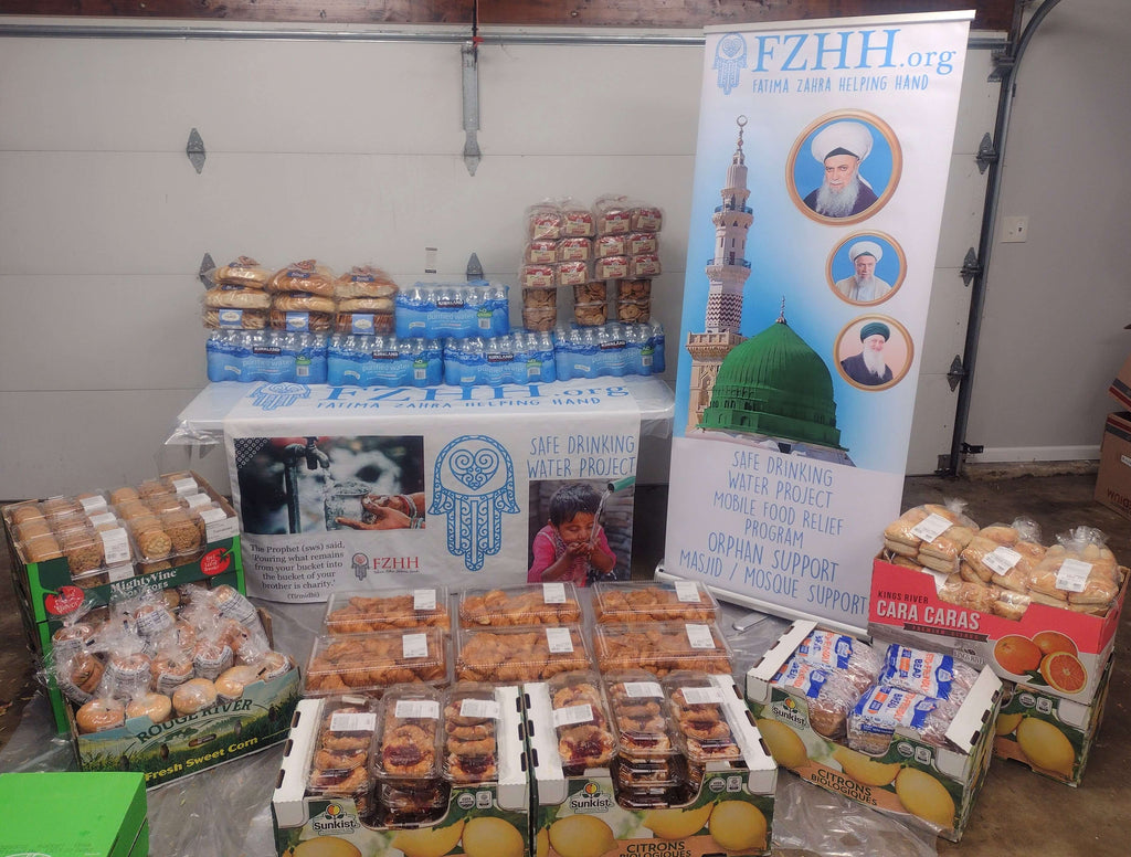 Mobile Relief Van Picking Up Surplus Food for Community's Food & Water Needs - CHI