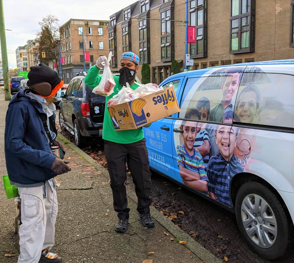 Distributing 100+ Food Bags to Less Privileged People in Vancouver DTES – CAN