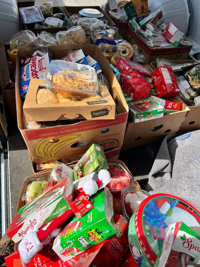 Food Distribution Activity in Los Angeles, California, USA - Feb 20, 2026