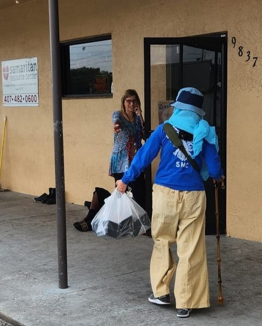 Orlando, Florida - Participating in Mobile Food Rescue Program by Preparing, Packaging & Distributing Hot Homemade Meals to Local Community's Homeless Camp